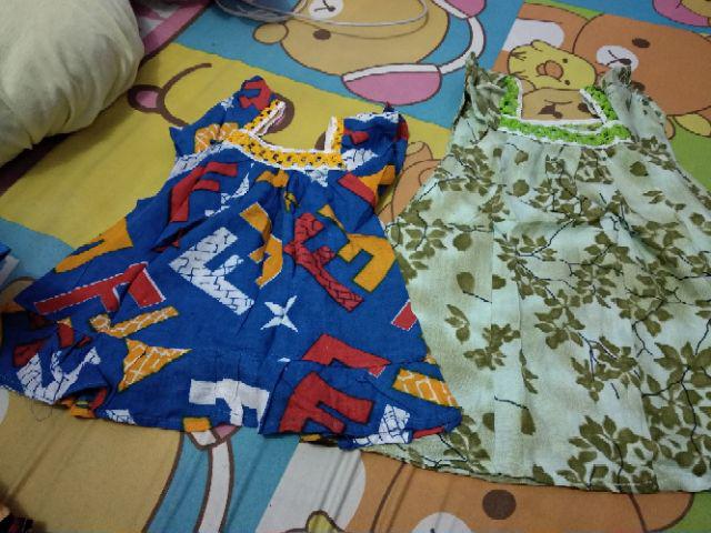 Daster Batik Rayon Anak Renda / Dress Bayi Harian Santai