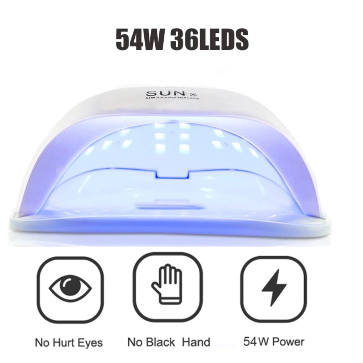 [TERMURAH] Pengerin Kuku SUV Fast Dry LED Nail Dryer 54W