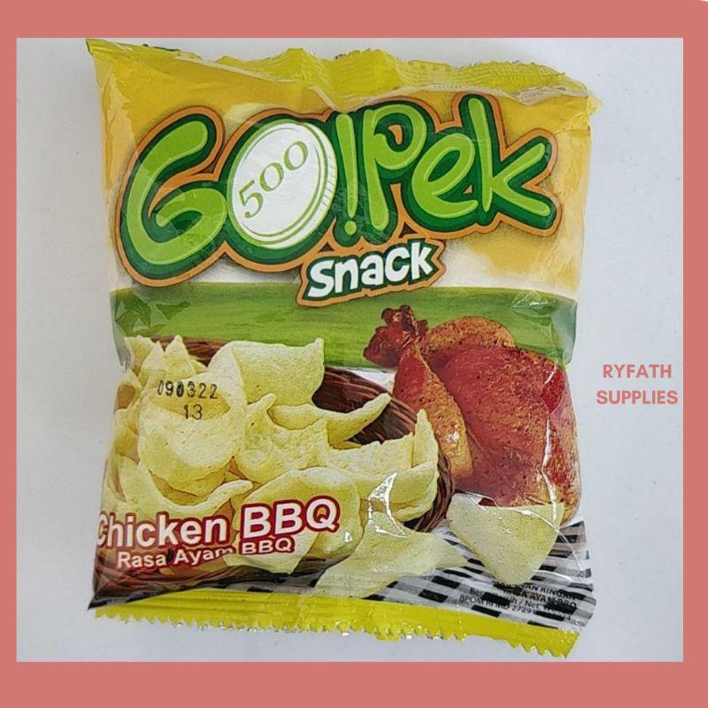 

|SNACK GOPEK RASA CHICKEN BBQ | 1 pack isi 10pcs