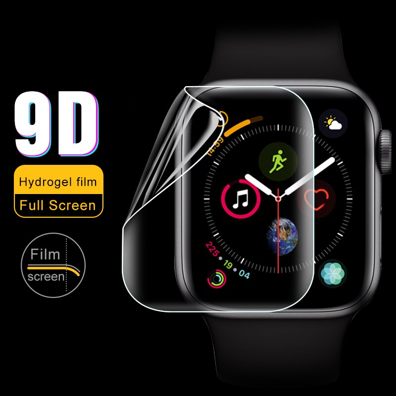 2pcs Lapisan Tempered Glass Hydrogel Pelindung Layar Apple Watch 5 38mm 42mm 40mm 44mm Untuk Iwatch 5 / 4 / 3 / 2 / 1