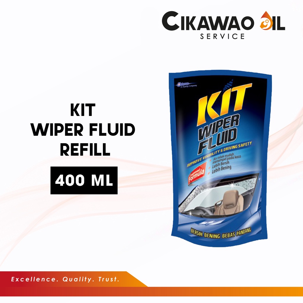 KIT Wiper Fluid Windshield Refill 400ml