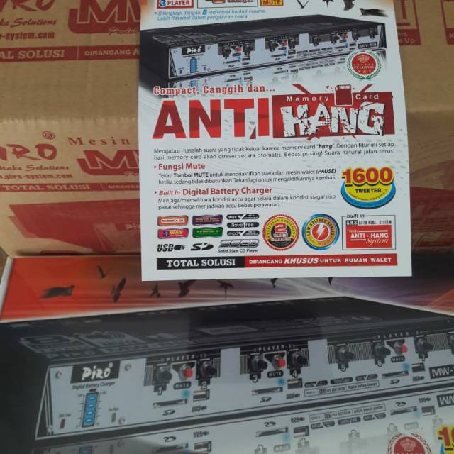 Mesin Pemanggil Walet Piro MW 89 Ampli Walet