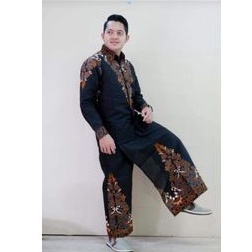 setalan koko dan sarung celana batik pria| baju Koko muslim pria terbaru | set sarcel dan Koko batik