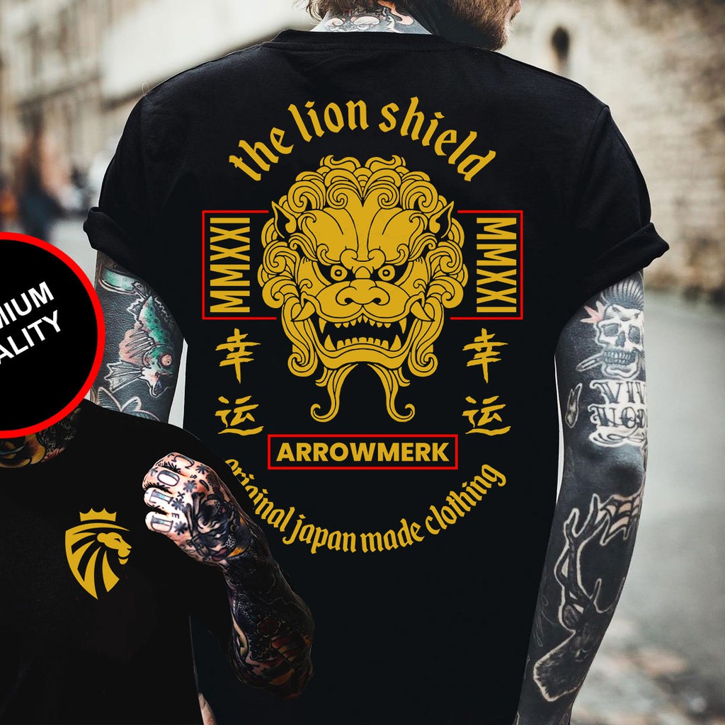 TSHIRT - LION -KAOS DISTRO - KAOS - TSHIRT DISTRO - KAOS ORIGINAL - KAOS PREMIUM - KAOS JAPAN - KAOS