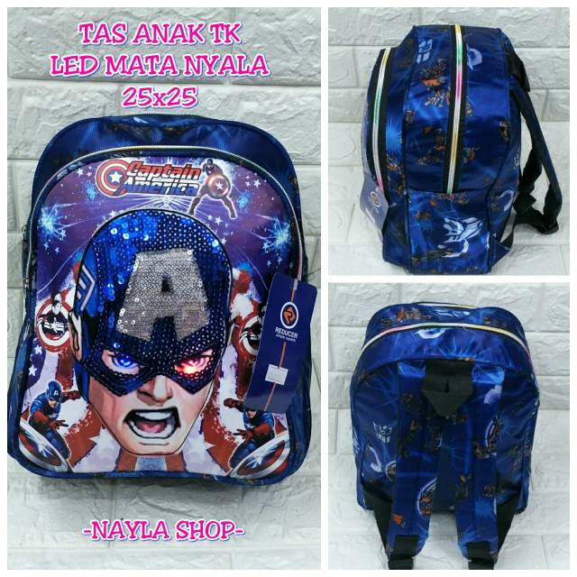 TAS GENDONG TAS RANSEL LED ANAK