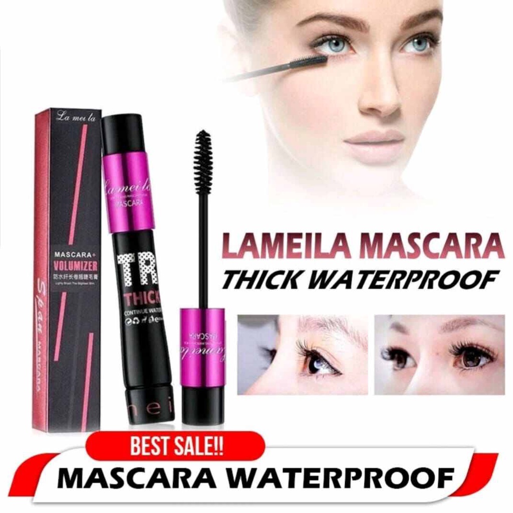 Lameila Maskara Waterproof Bulu Mata Cantik