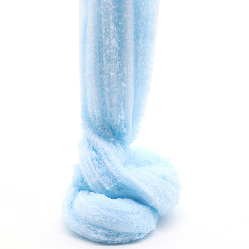 Mary Hand Squeeze Colorful Fluffy Slime Dempul Mainan Lubang Angin Miniatur Novelty Mainan Cowok Cewek Hadiah Paskah Slime Telur Mainan Clay