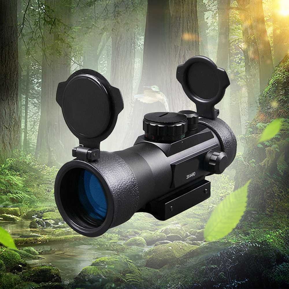 Tactical Hunting Laser Gun Red Green Dot Optical Sight Mount Airsoft Rifle / Laser Angin Senapan
