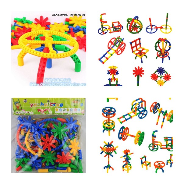 Mainan Edukasi / Building Block / PAUD / Anak / Balita Usia 3 Tahun Merk Yaohuitoys Model YH5021