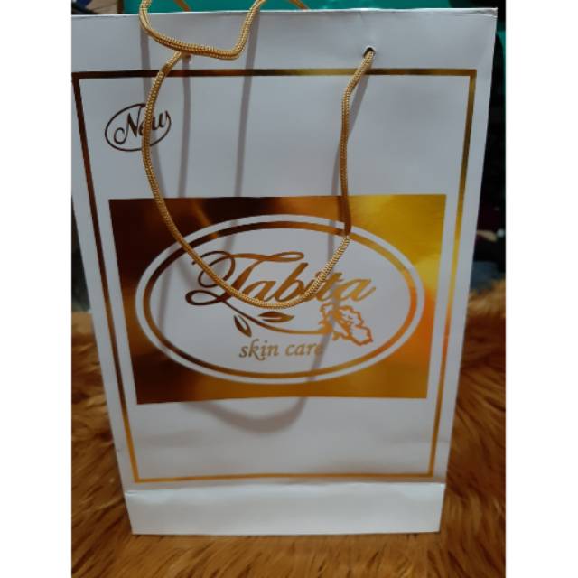 

[COD] - Paper bag tabita /tas putih tabita