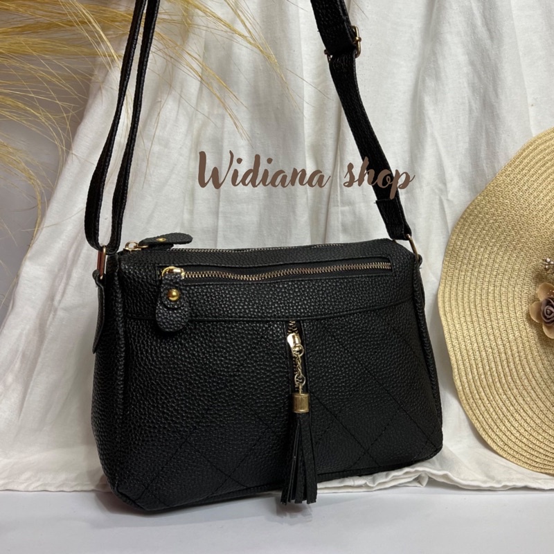 Tas wanita classy selempang kulit jeruk sintetis