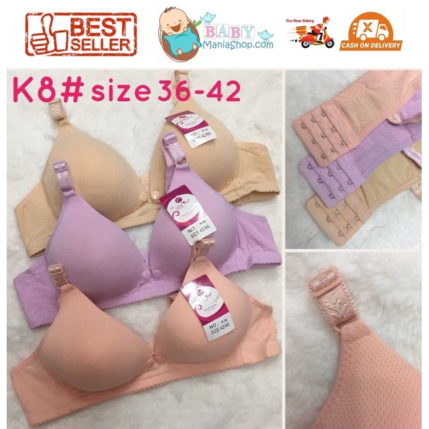 Bra Menyusui / BH Menyusui Nursing Bra Chelyne K8 Tanpa Kawat Full Support / Kutang