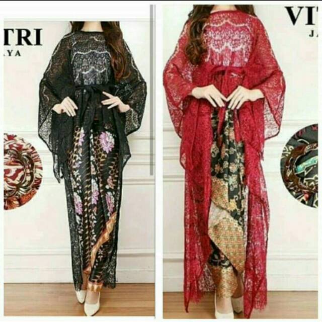 Brokat Long Cape / cape brokat S_XXL