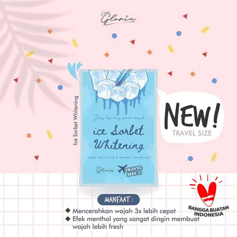 SHABRINA_FASHION!!! Masker Bubuk by LEA Gloria Travel Size 10 grm 20 gr BPOM