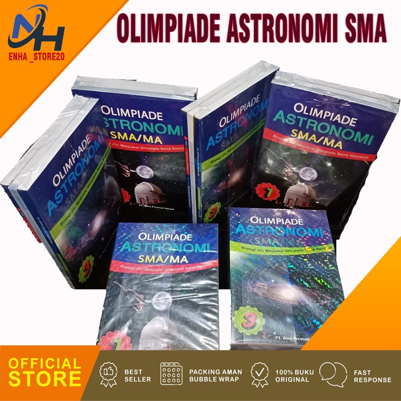 NEW PAKET BUKU OSN SMA ASTRONOMI OSN KSN KSM Olimpiade Sains Astronomi SMA/MA LOPI