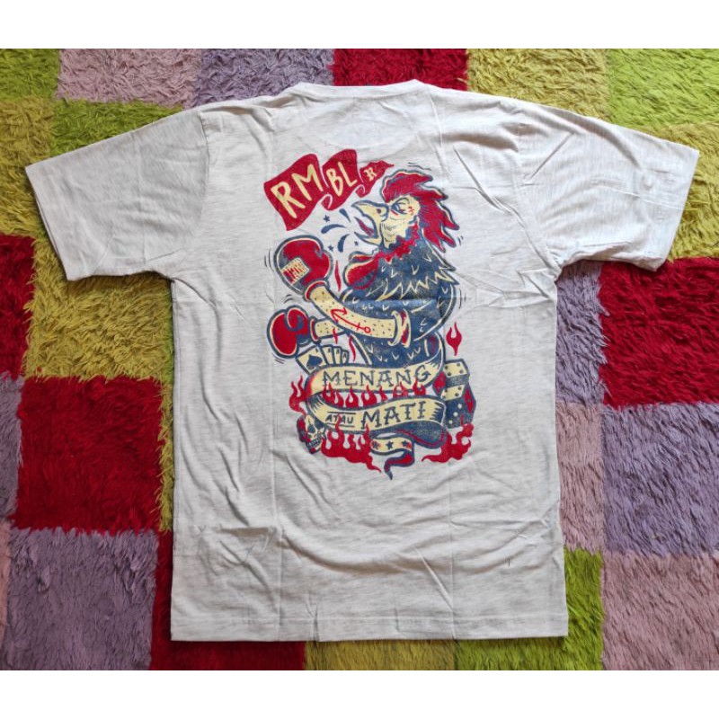 Kaos rumble / tshirt rumble /rmbl bali original / menang atau mati