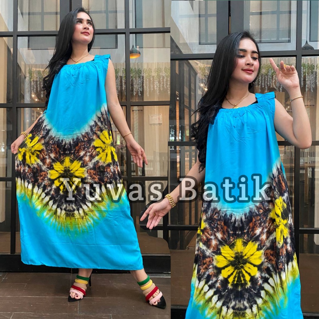 DASTER YUKENSI JUMBO TERBARU 2023//Yukensi Pelangi//Yukensi Panjang Jumbo//Daster tanpa lengan jumbo