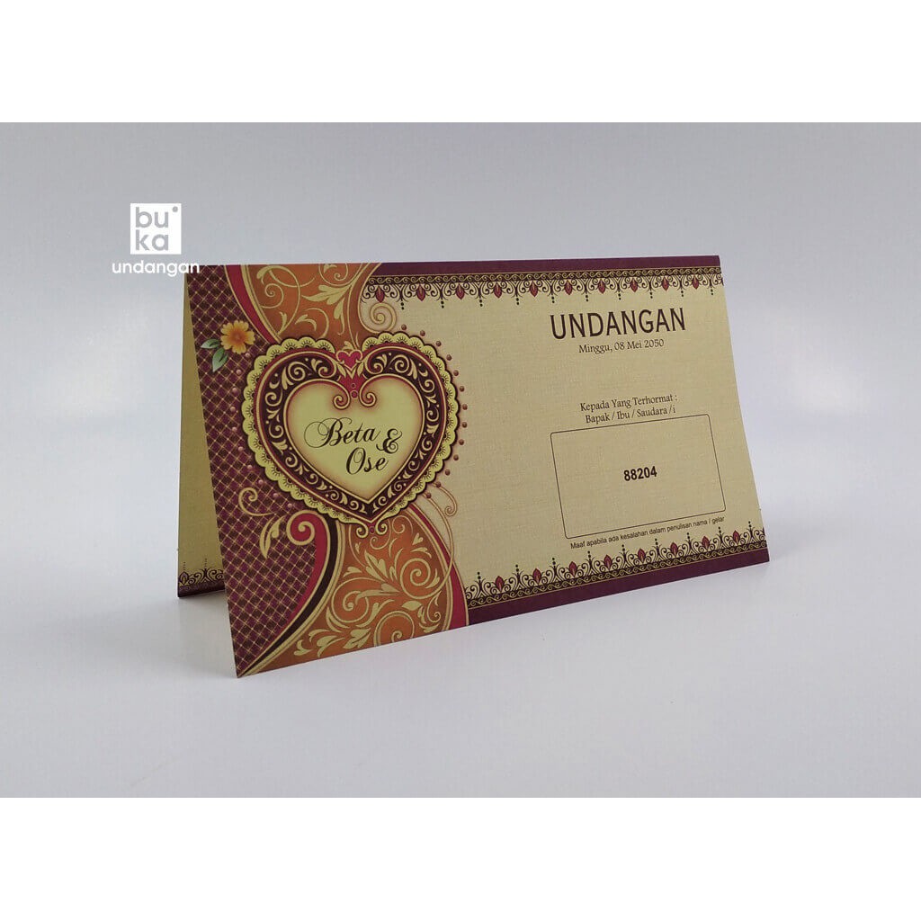 Blanko Undangan Nikah Kosongan ERBA-88204