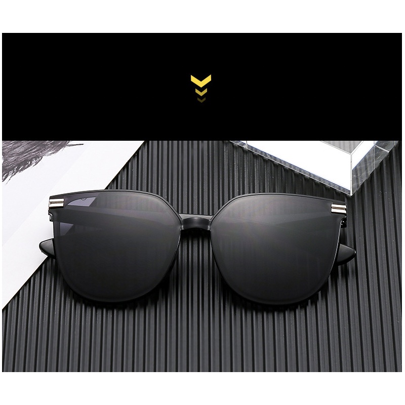 Kacamata Hitam Cowo Cewe Unisex Fashion Kacamata Hitam Retro Gaya Sunglasses Men SG3045