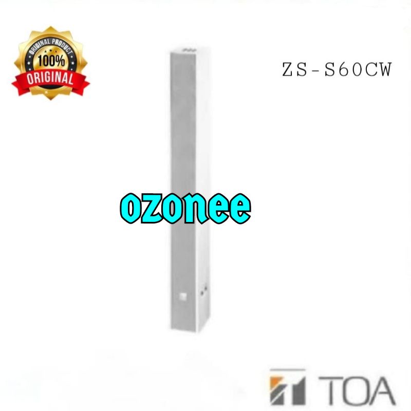TOA SLIM ARRAY SPEAKER ZS S60CW S60 CW ORIGINAL 60 WATT