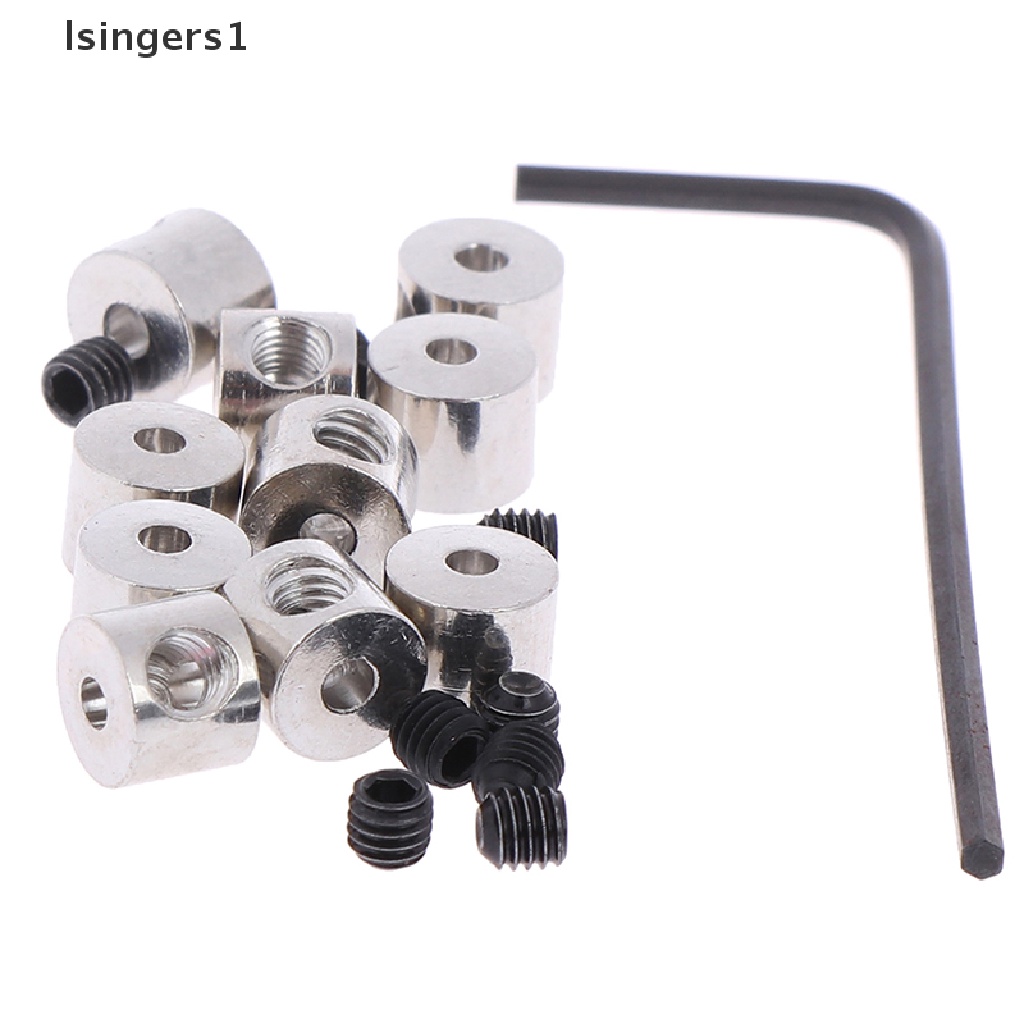 (lsingers1) 10pcs / Set Pin holder Kunci Pas Bahan Kuningan Panjang 7mm