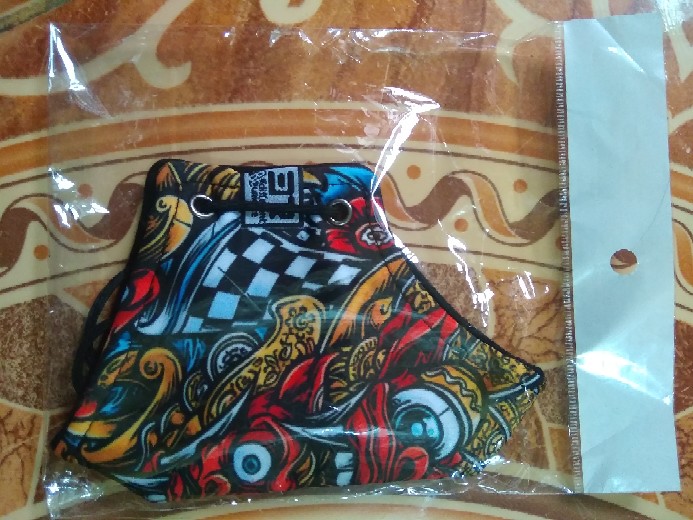 [cod] Masker 3ply Fashion Print Two Face 3r Barong Art 6