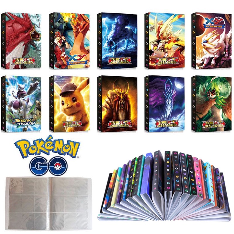 Buku Album Koleksi Kartu Pokemon 432pcs Saku Dengan Binder Folder