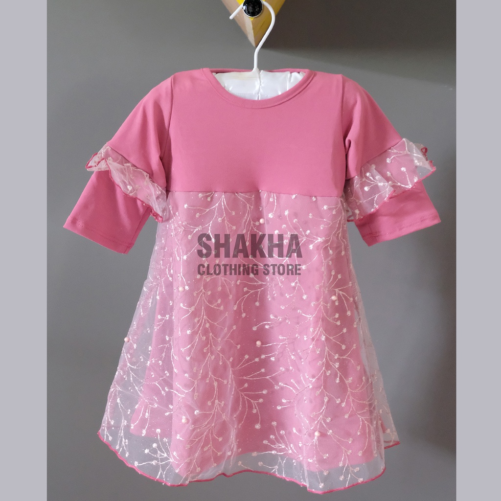 Baju Muslim Anak perempuan, baju muslim brokat bayi, Baju muslim Usia 0 -2 tahun