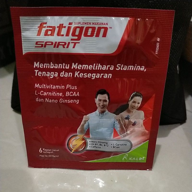 Fatigon spirit 1strip isi 6kaplet.
