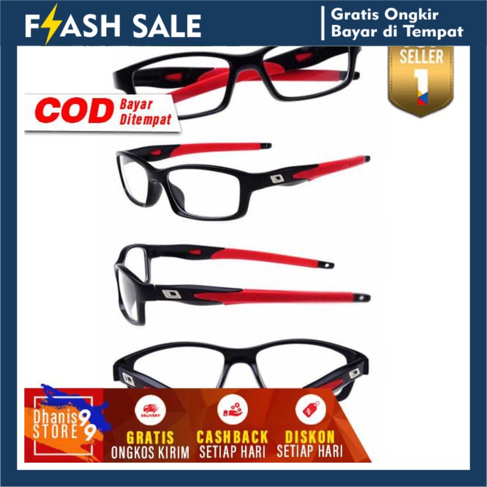 Aoron Frame Kacamata Titanium Style Keren Kaca Mata Fashion Pria Olahraga Outdoor Sepeda COD