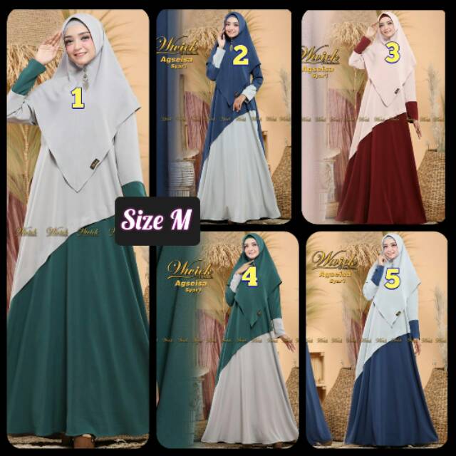 Gamis Syari wiwiek Agseisa