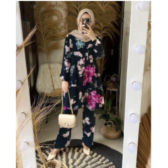 baju setelan wanita terbaru 2020 MECCA SET setelan baju celana keren kekinian setelan termurah hitz