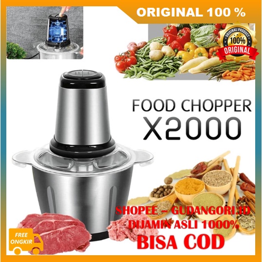 Penggiling daging X2000 blender daging super termurah high quality baja tahan karat yang aman 250W