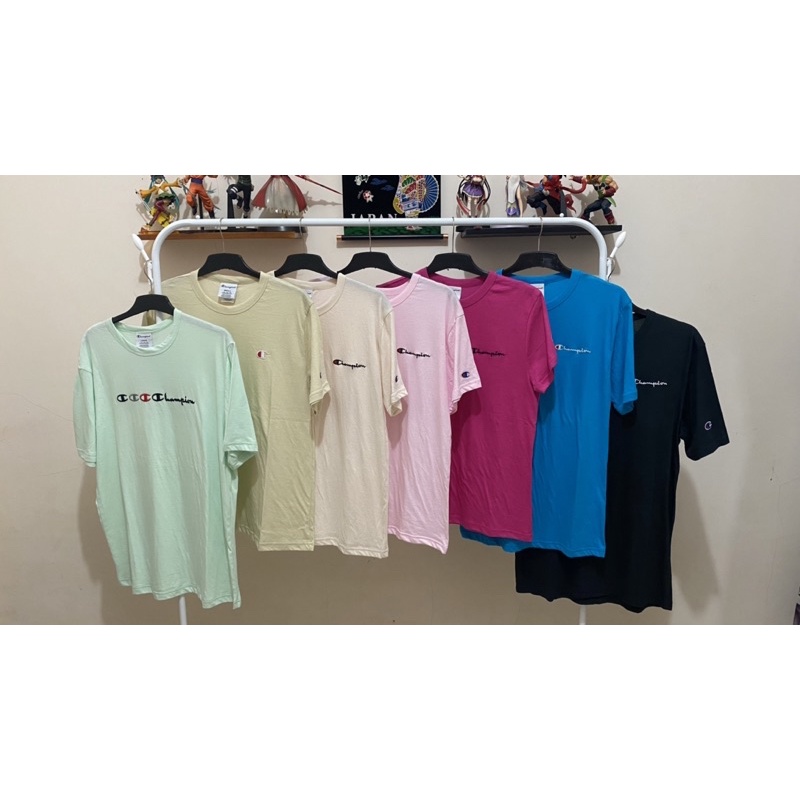 Kaos pria Champion Original Quality Bordir logo