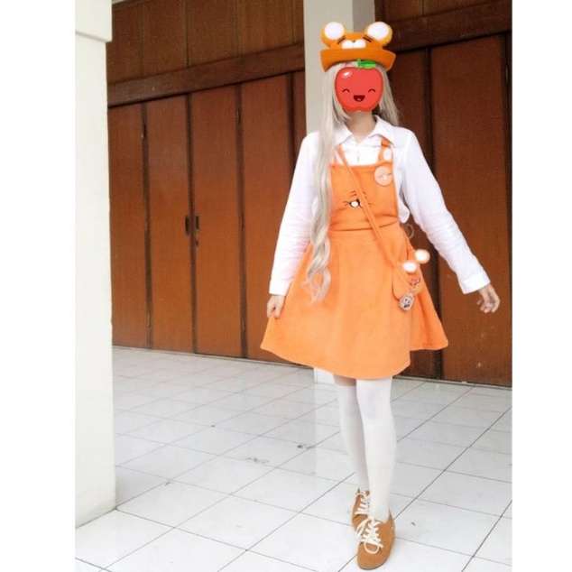 Semi Fullset Kostum Cosplay Dress Umaru dari Himouto Umaru-chan TAOBAO