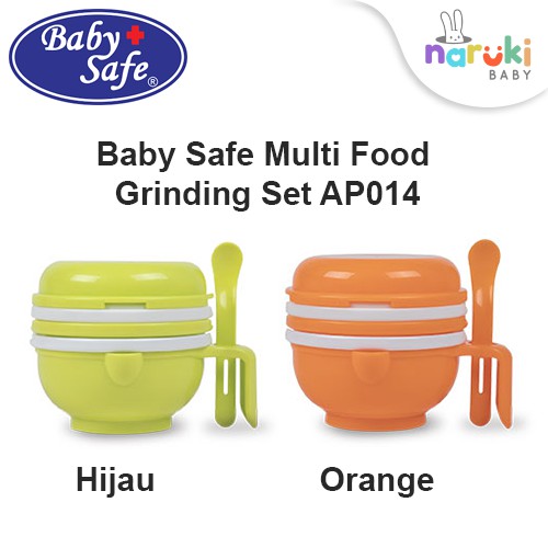 Baby Safe AP014 Multi Food Grinding Set Food Maker Penghalus Makanan Bayi