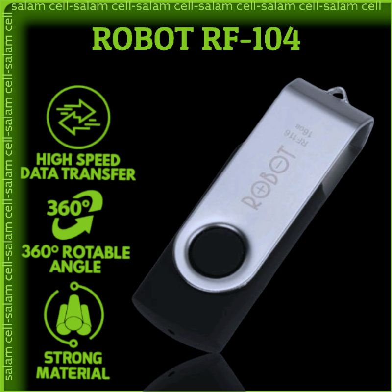 Flashdisk ROBOT RF104 4GB Flashdisk FlashDrive USB Drive Original Garansi