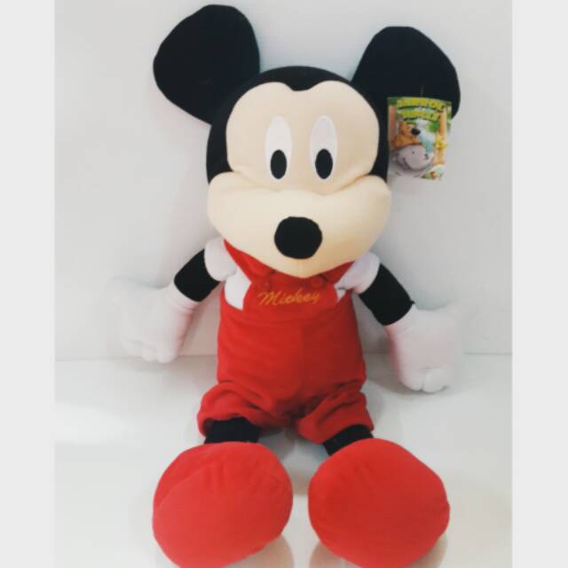 Boneka Mickey Disney Monyetan Merah 52 Cm