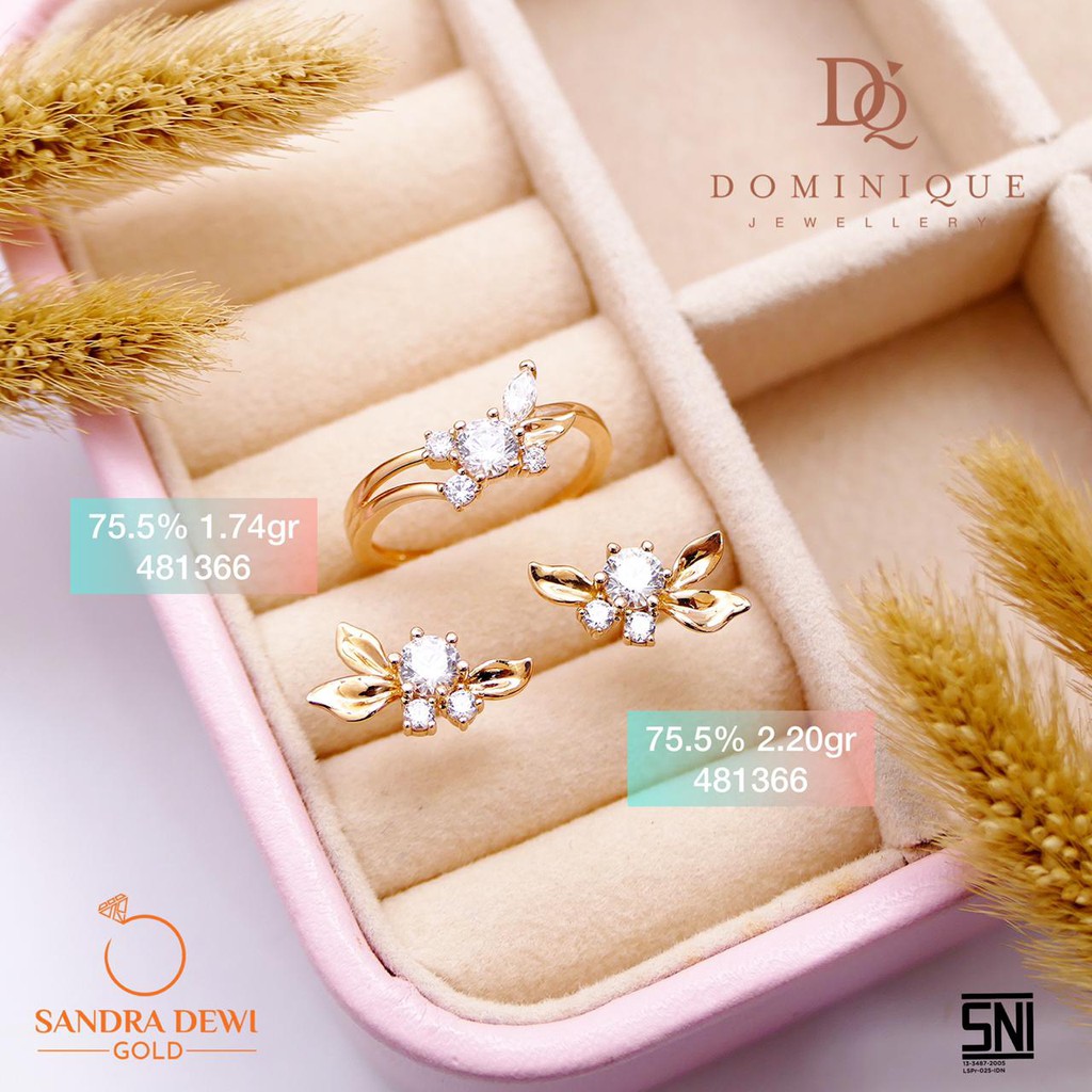 Anting Sandra Dewi Gold K-Style Song Collections EA200243