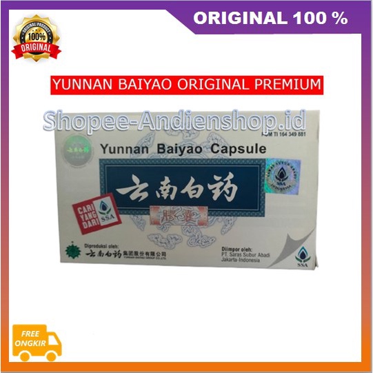 YUNNAN BAIYAO CAPSULE ORIGINAL 100%