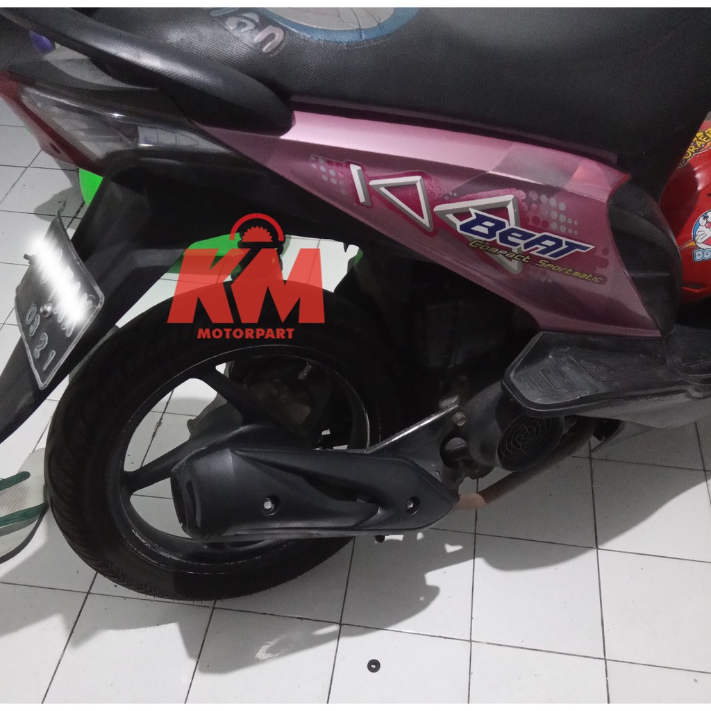 Tutup Cover Pelindung Knalpot Motor Honda BEAT KARBU / LAMA Aksesoris Variasi Motor Beat
