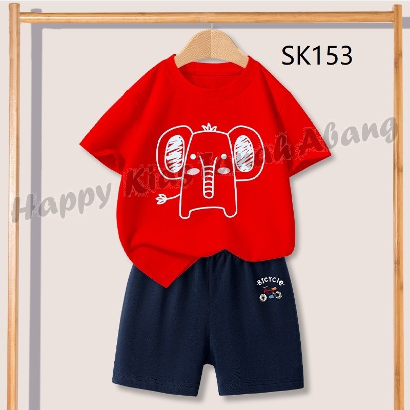Setelan anak unisex / setelan anak lucu / setelan anak kece / kaos rumah anak / pakaian anak