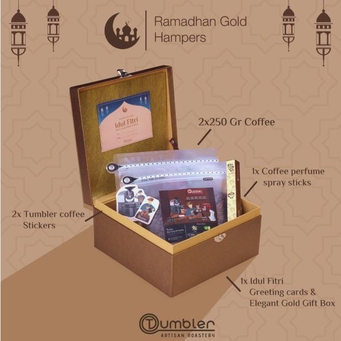 

Siap Ramadan Hampers Gift Box - 1 Local 1 Imported @250Gram Parcel Box Lapakjhugia