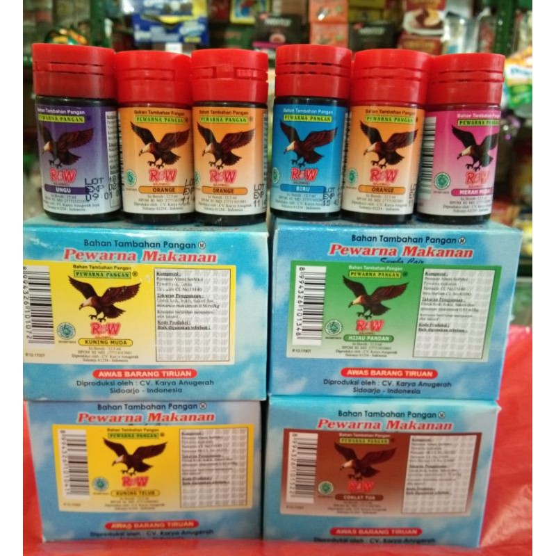 

Pewarna Makanan / Sumbo Merk RW 15 ml