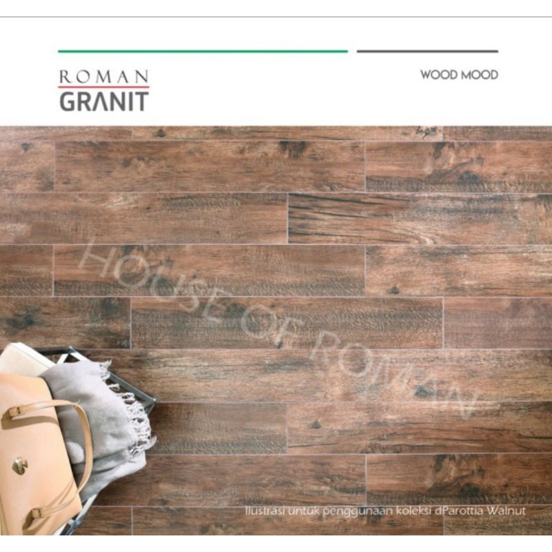 Granit Roman (Wood Mood) 15x90 dParotia Series / Lantai Rumah Motif Kayu / Lantai Teras Rumah Kayu Coklat / Lantai Teras Kayu Natural / Lantai Teras Kekinian / Lantai Teras Rumah Minimalis / Granit Lantai Teras Rumah Kayu Natural / Granit Keramik Promo
