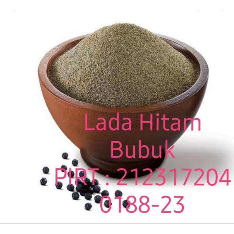 

PURE LADA HITAM BUBUK 500GR / BLACK PEPPER POWDER 500Gram