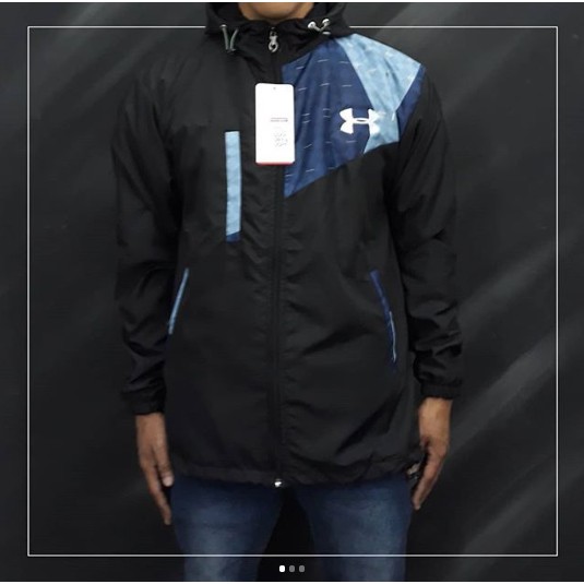 Jaket Parasut Sport UNDER ARMOUR Mtf 3 saku (Waterproof)