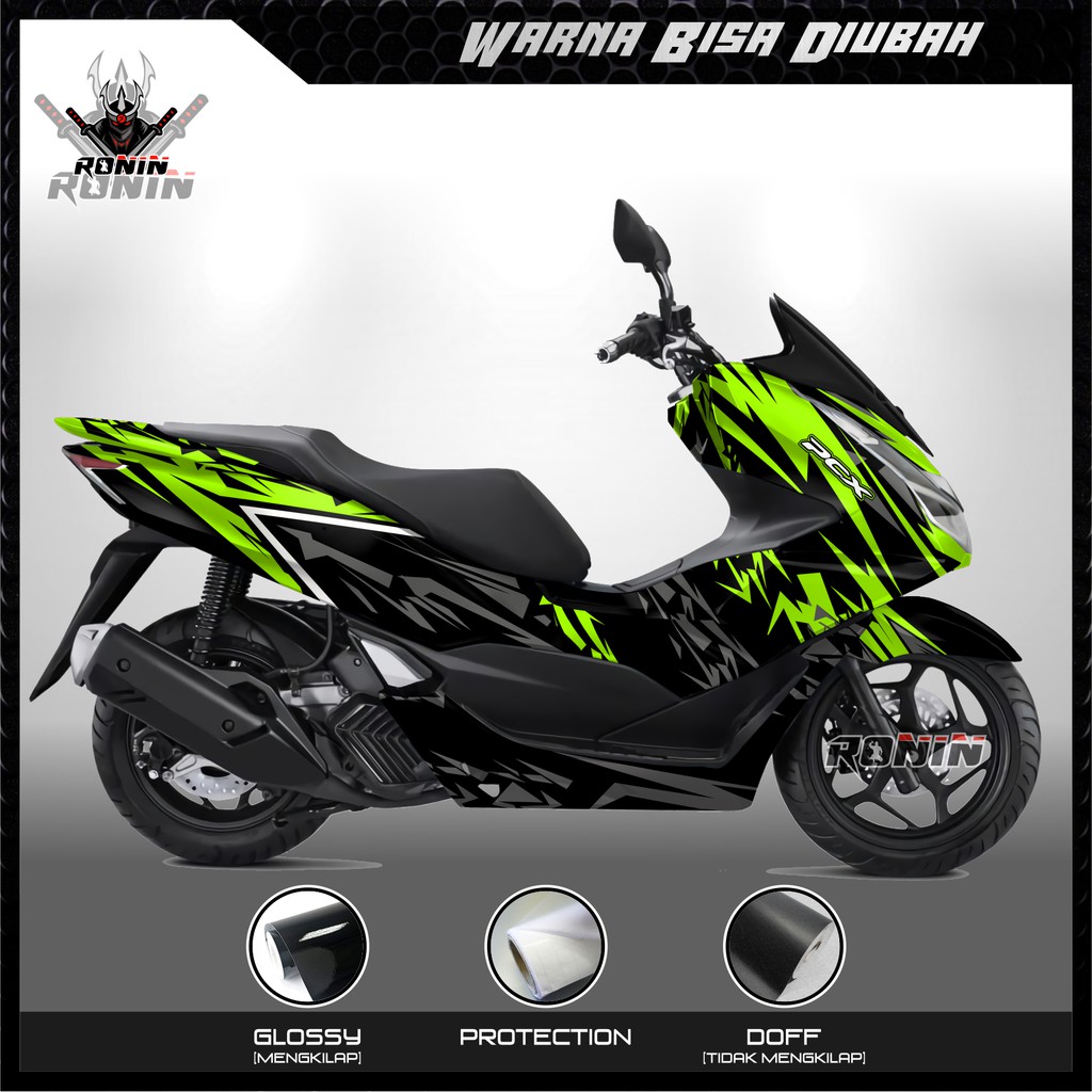 Sticker decal FULL BODY All New PCX 160 Motif Crash Stabilo