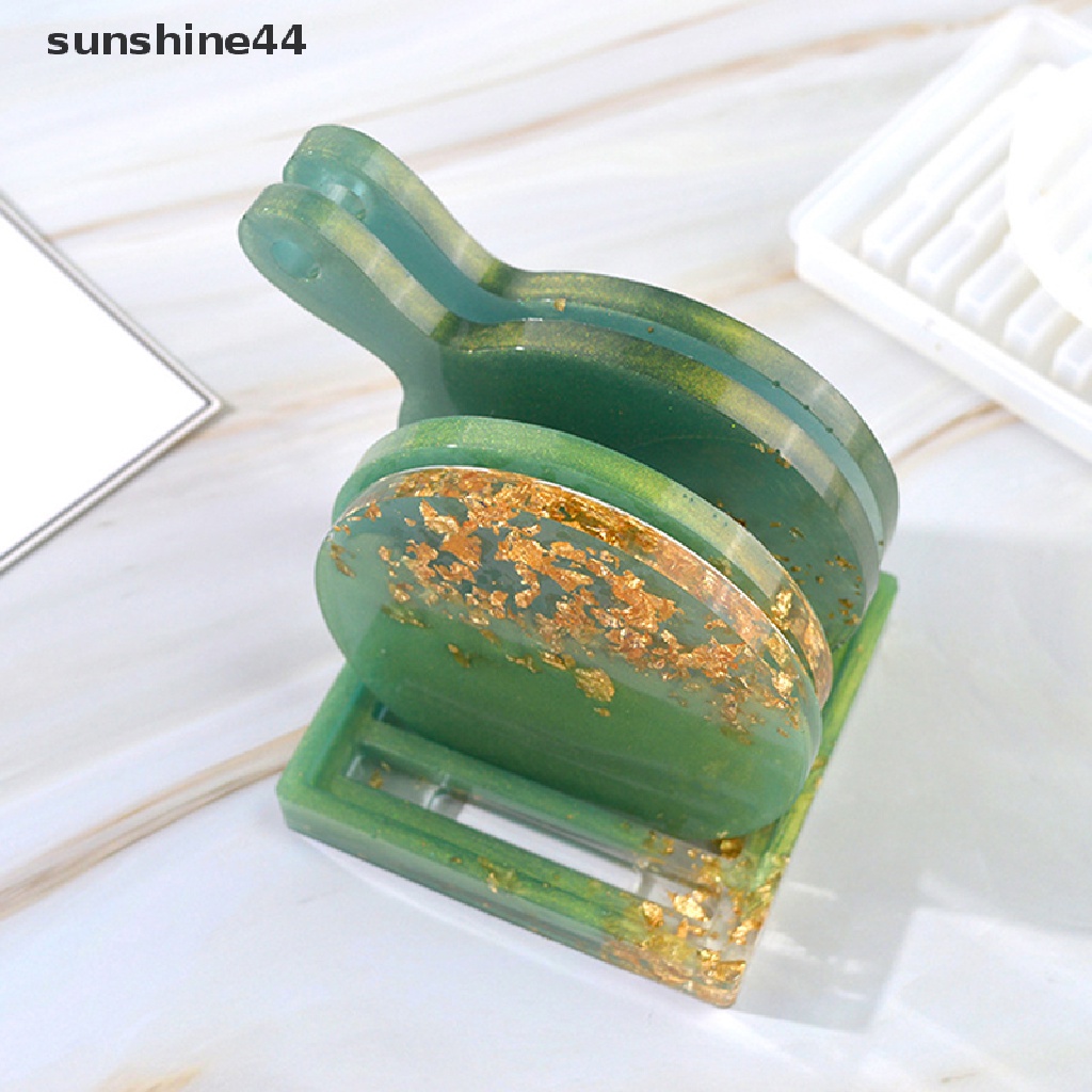 Sunshine Cetakan Epoxy Resin Bentuk Bulat Holder Gelas