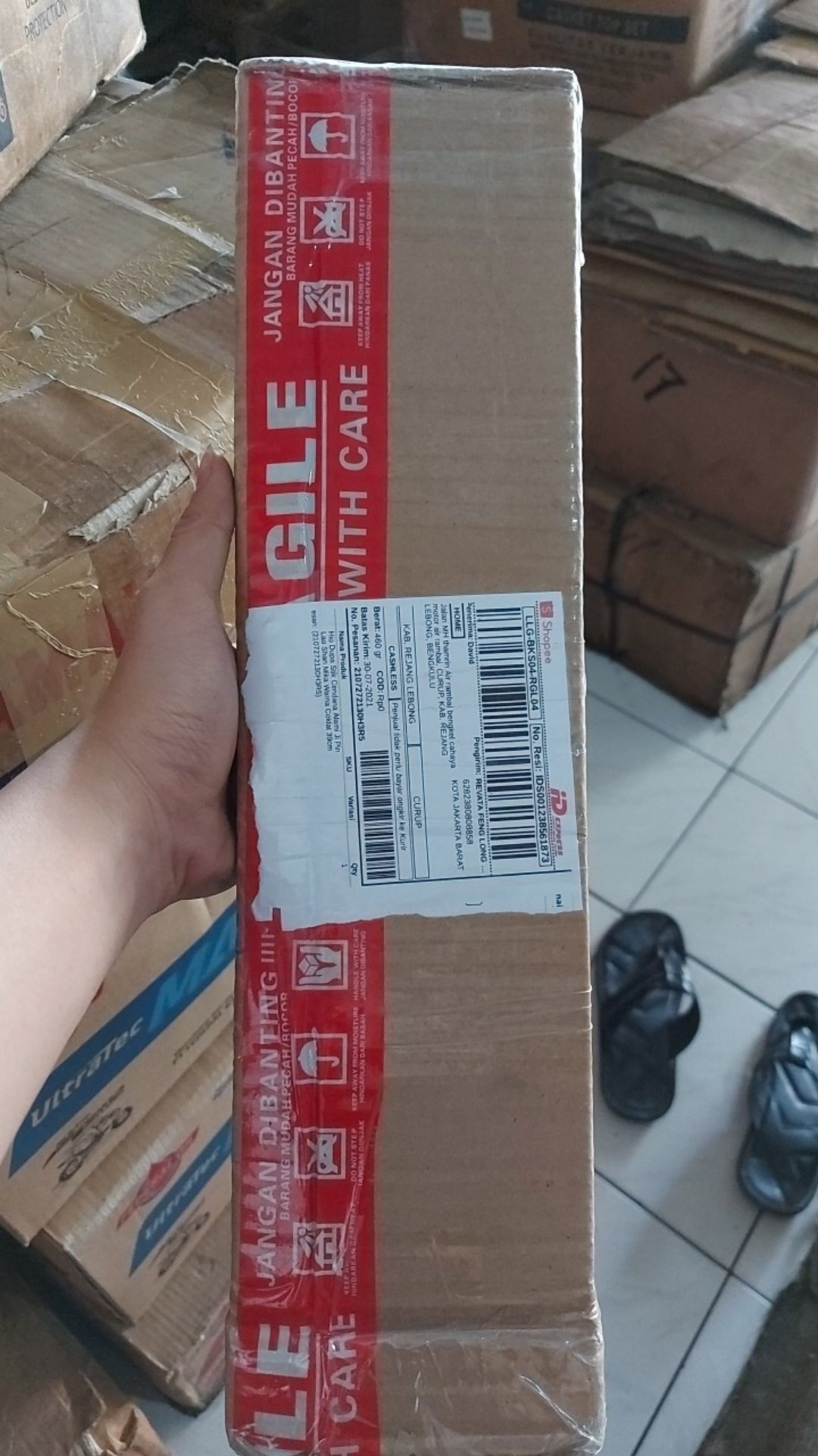 Hio Dupa Stik Cendana Alami Ji Pin Lao Shan Mika Warna Coklat 39cm